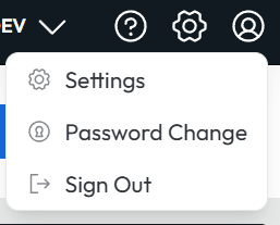 Account settings